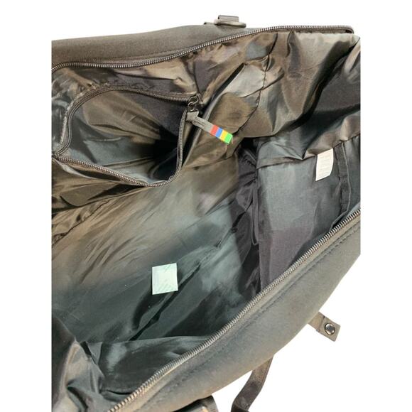 Ebay Branded Black Neoprene Tote Travel Bag 22 x 14x 7 Bag Rainbow Strap New - Picture 8 of 10